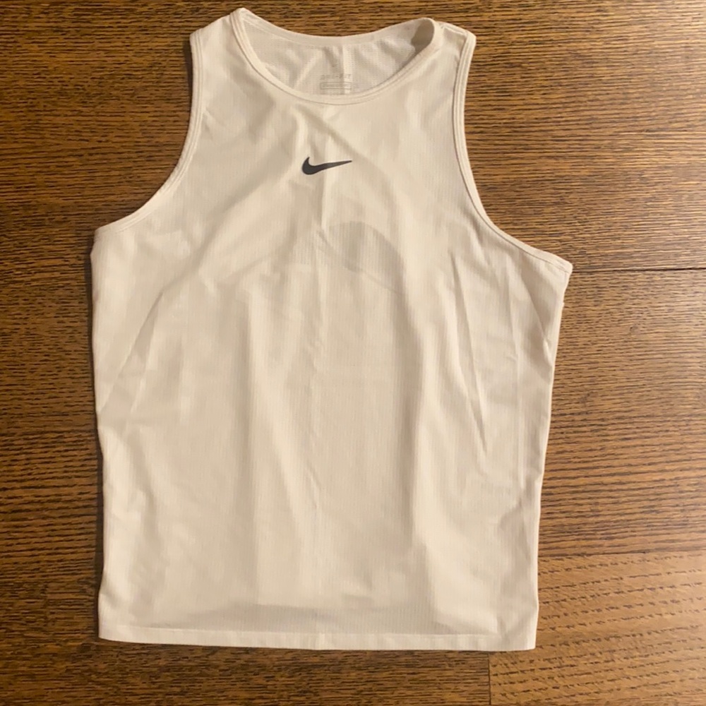 White Nike Tank